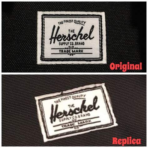 herschel original vs fake|is herschel a good brand.